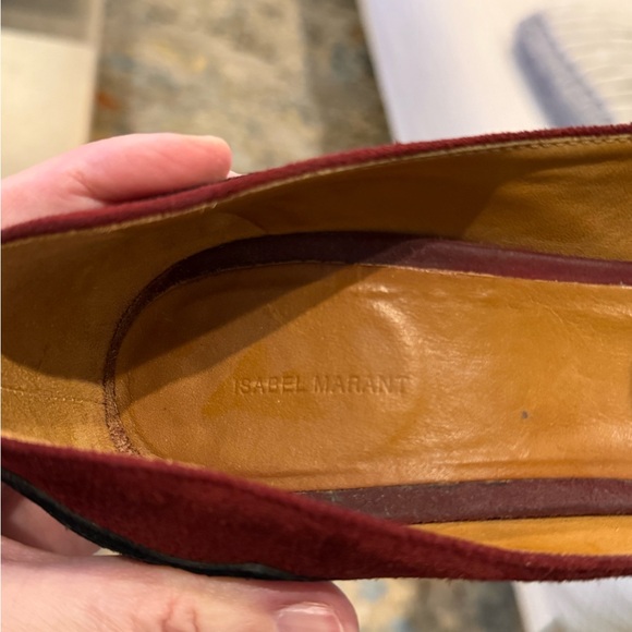 Isabel Marant Kylie Red and Black Heels - Picture 7 of 7